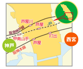 沿線や駅名をクリック！