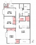 芦屋市大原町 中古マンション間取画像